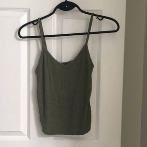 Cropped American Eagle Tank Top